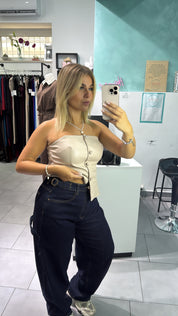 Jeans baggy Blu Denim