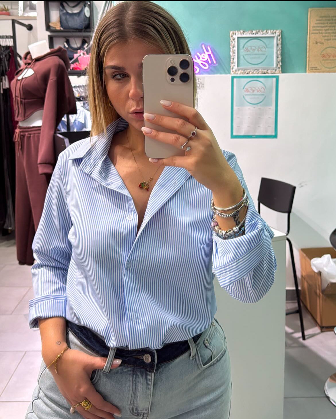 Camicia righe