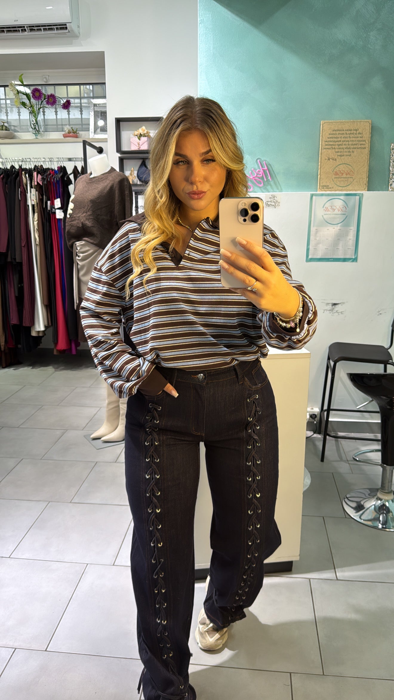 Jeans Braid Blu Denim