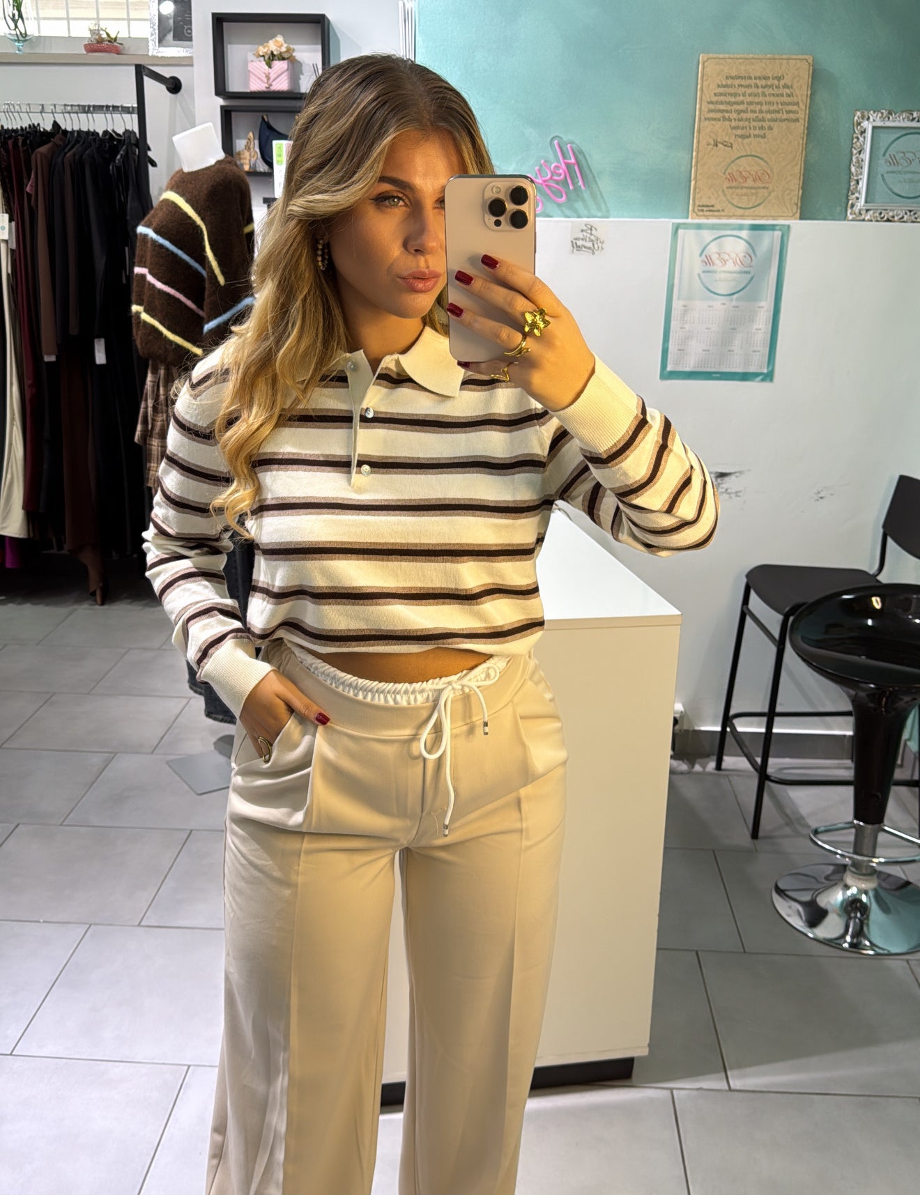 Pantalone White Line