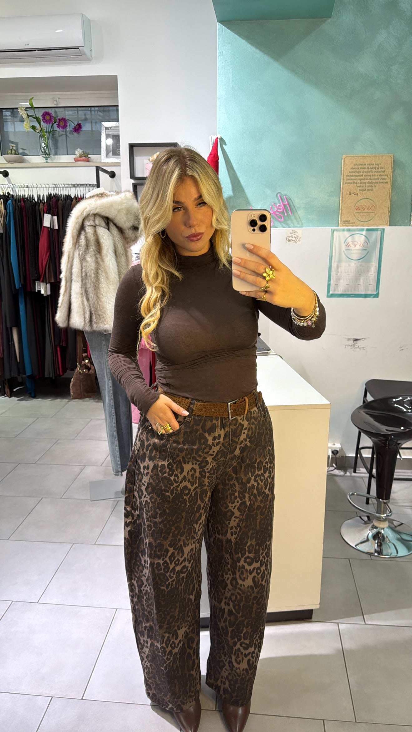 Jeans Baggy Animalier