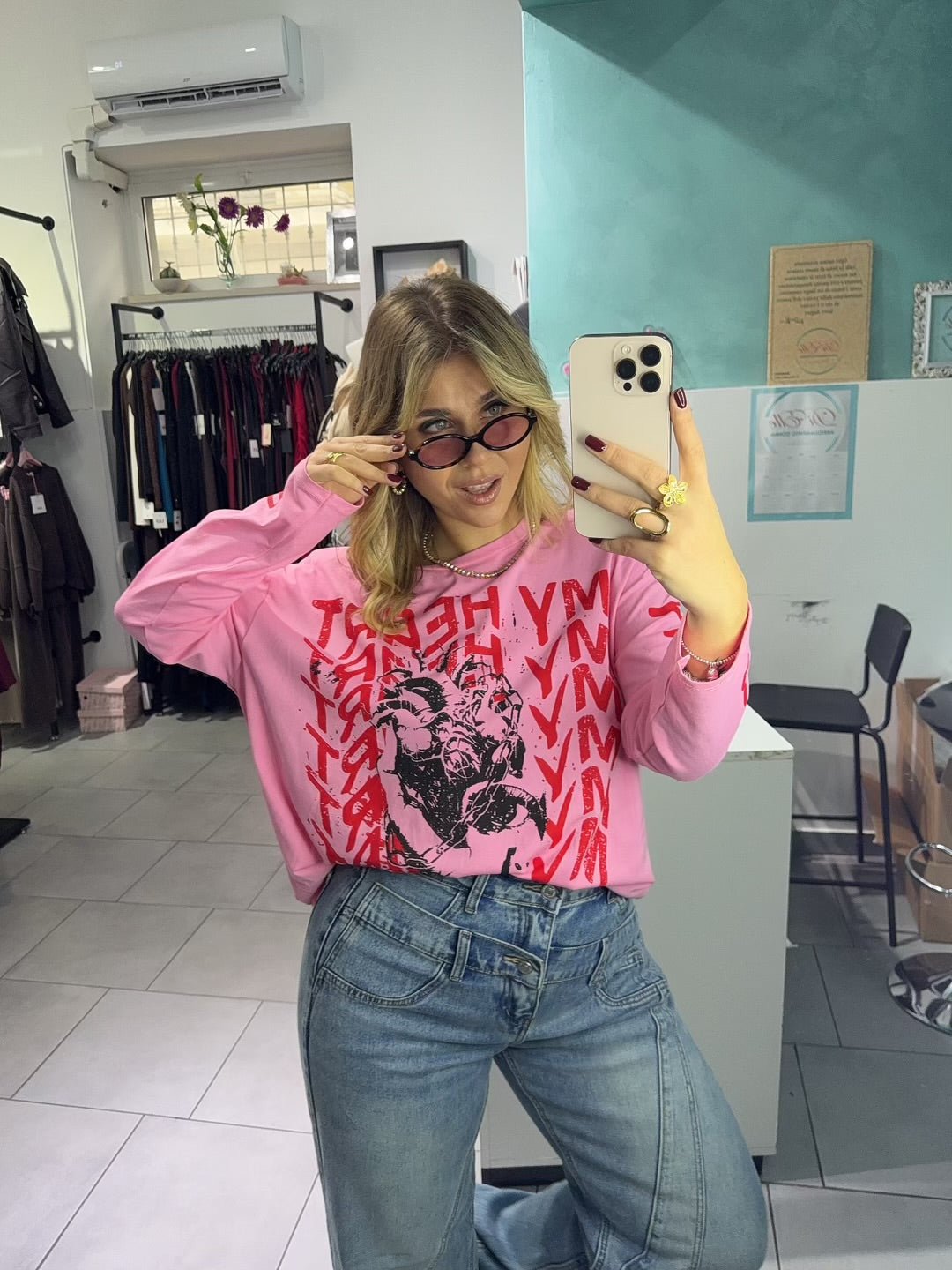 Jeans double traverse