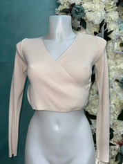 Maglia crop incrocio