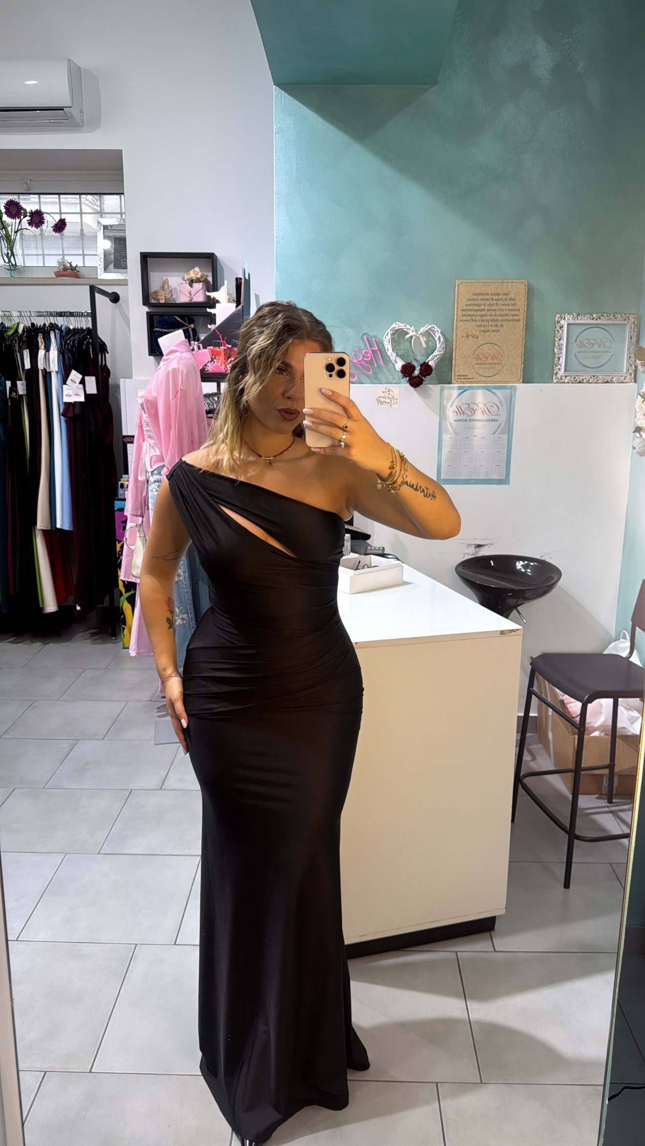 Long dress mono