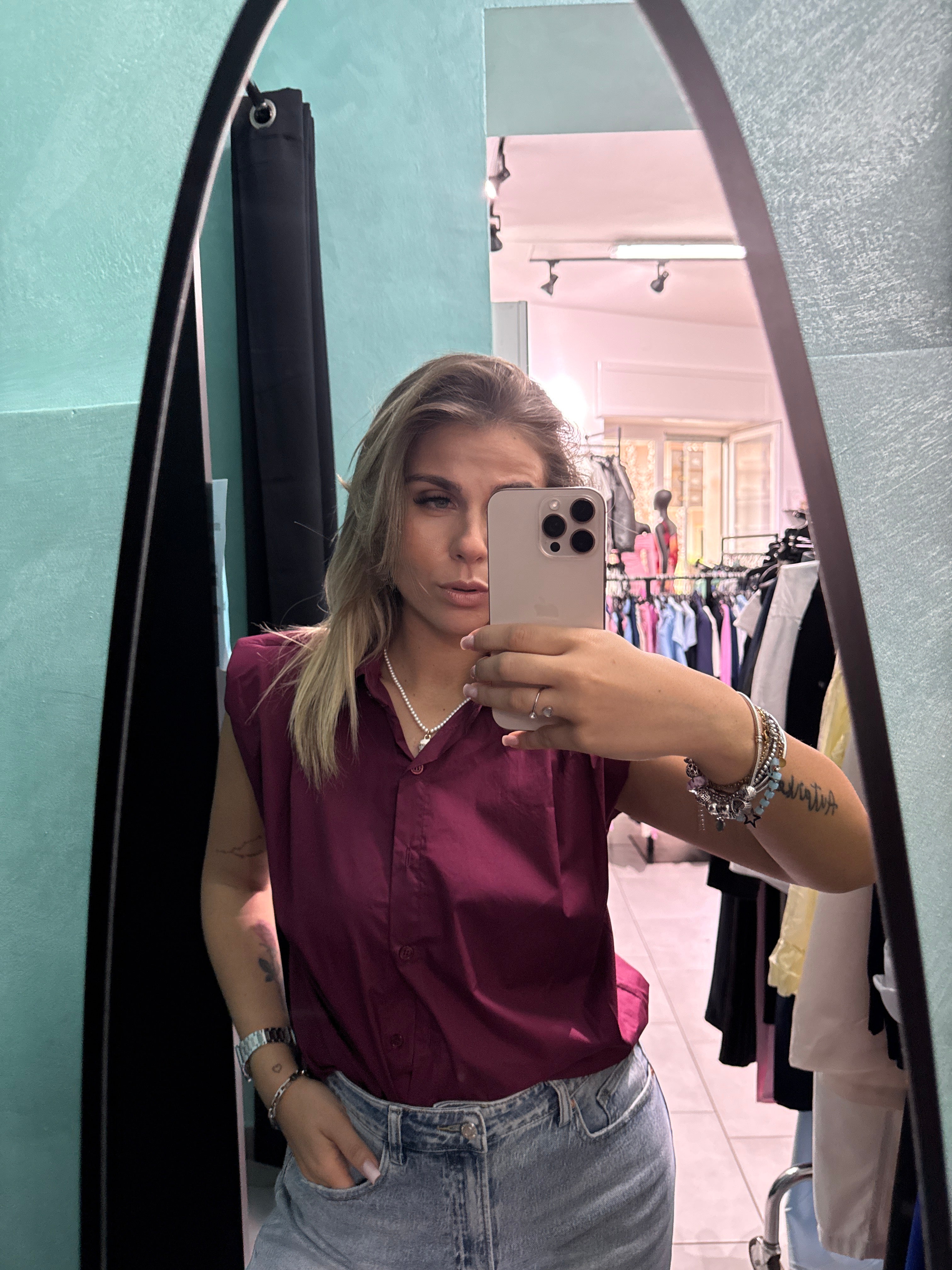 Camicia smanicato