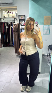 Jeans baggy Blu Denim