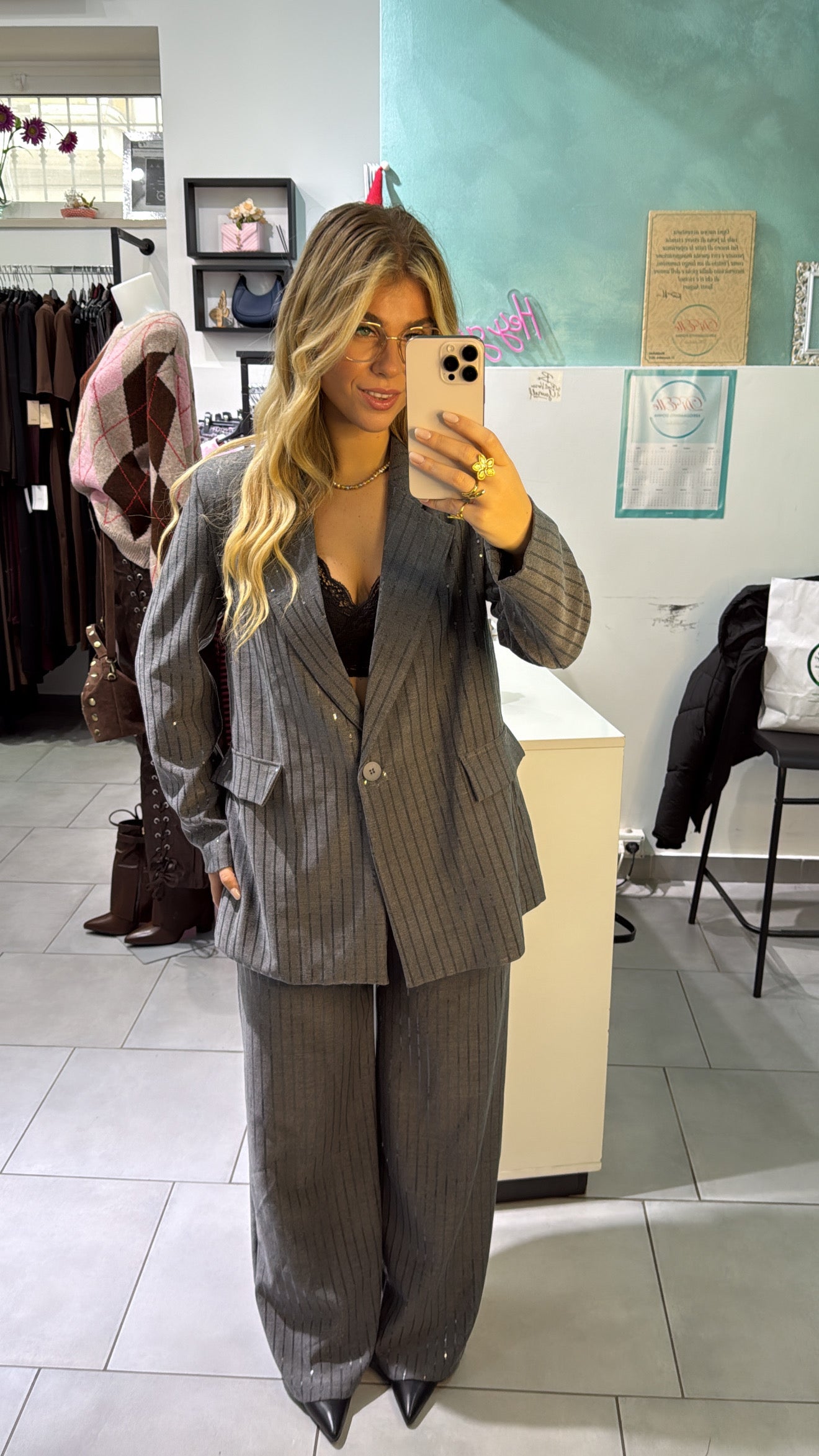 Tailleur Gessy Strass