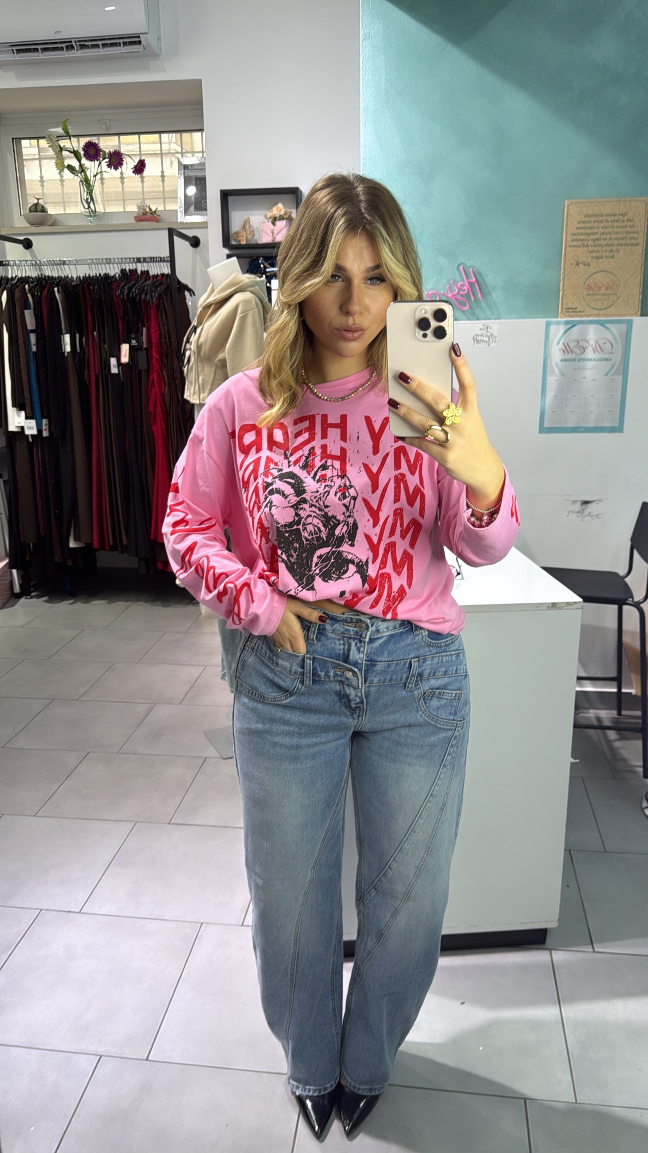 Jeans double traverse