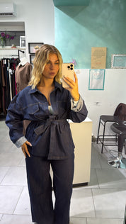 Cordset Over Blue Denim