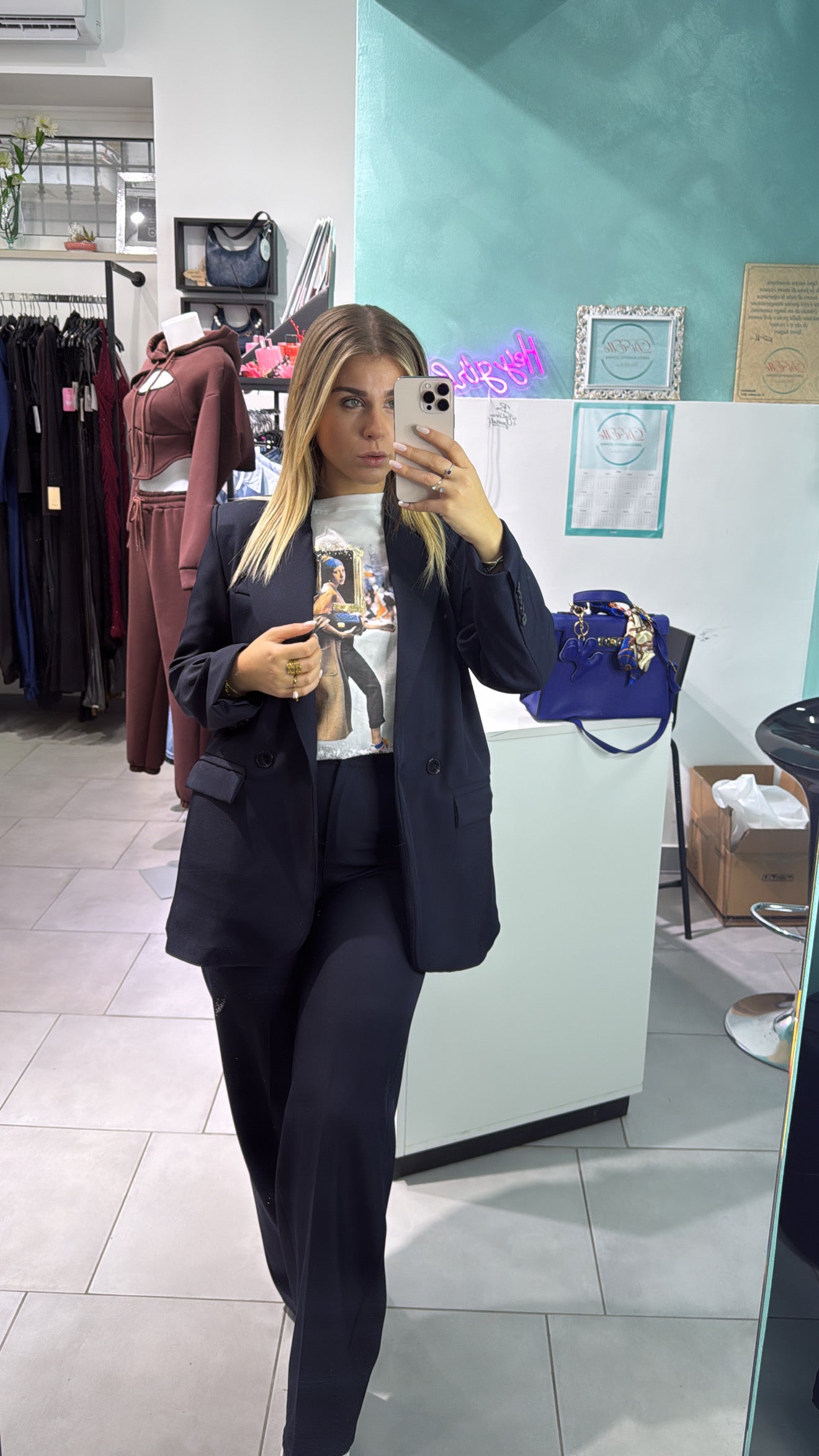 Tailleur Office Blu