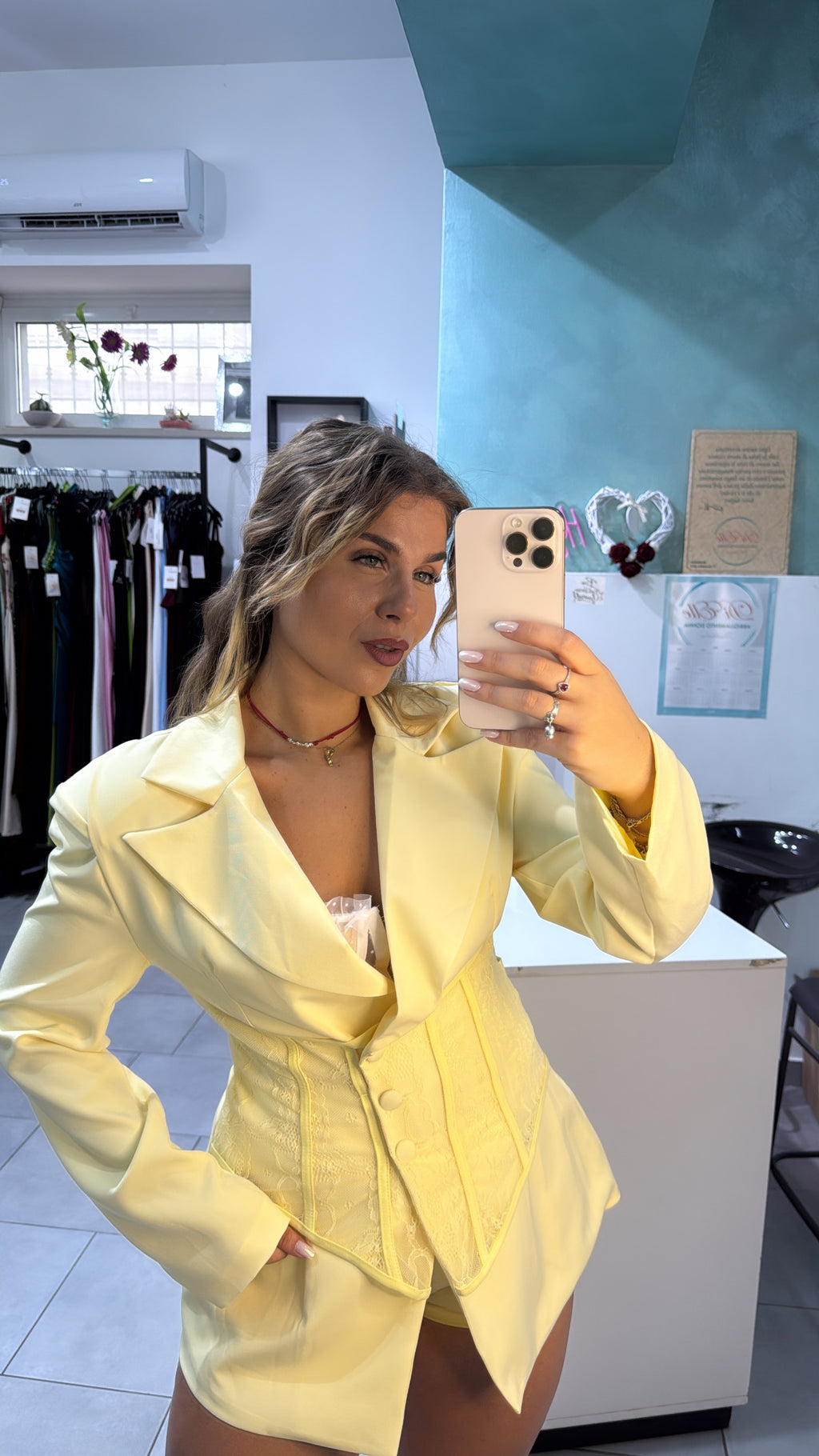 Tailleur shorts