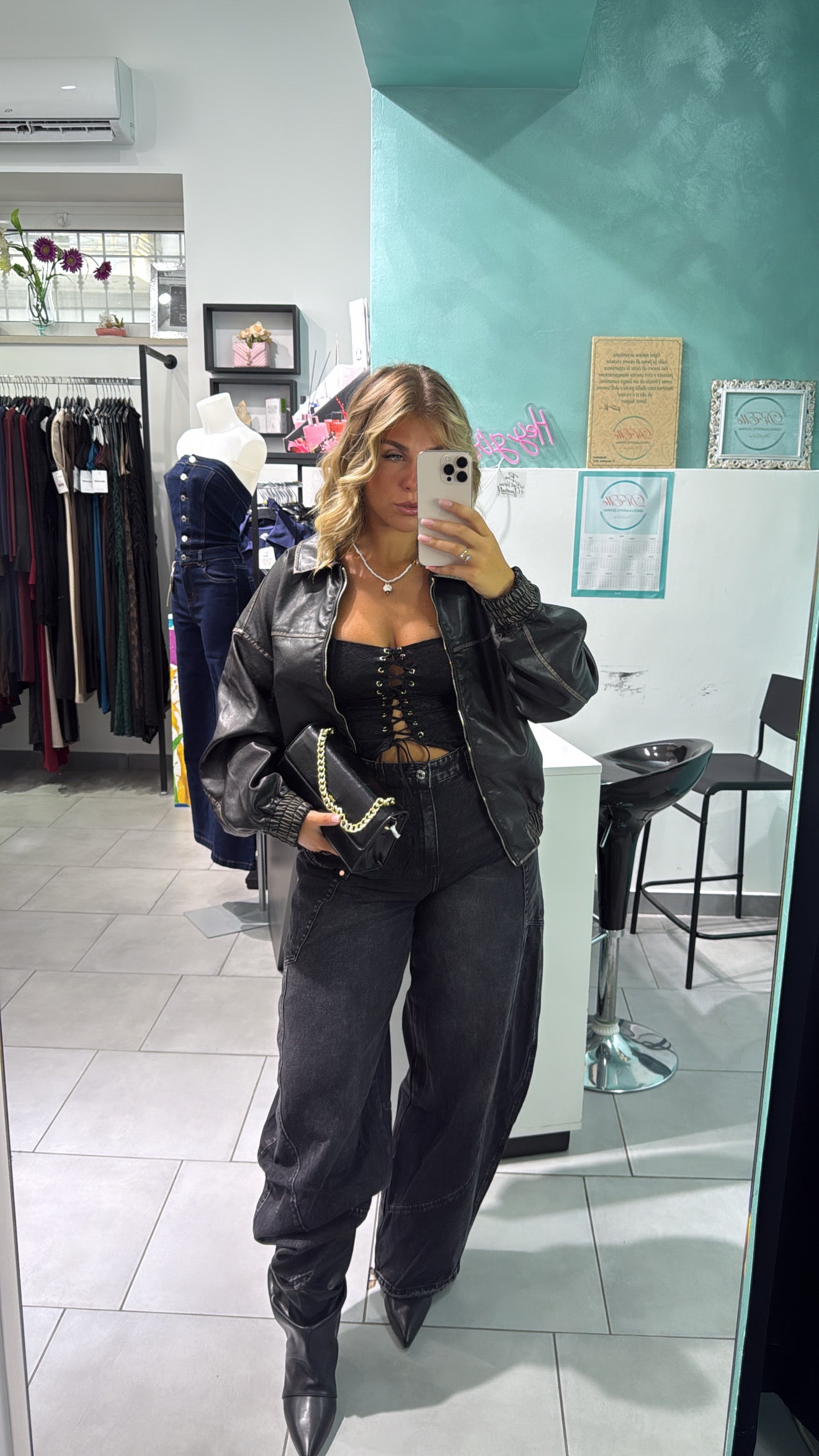 Jeans ballon black