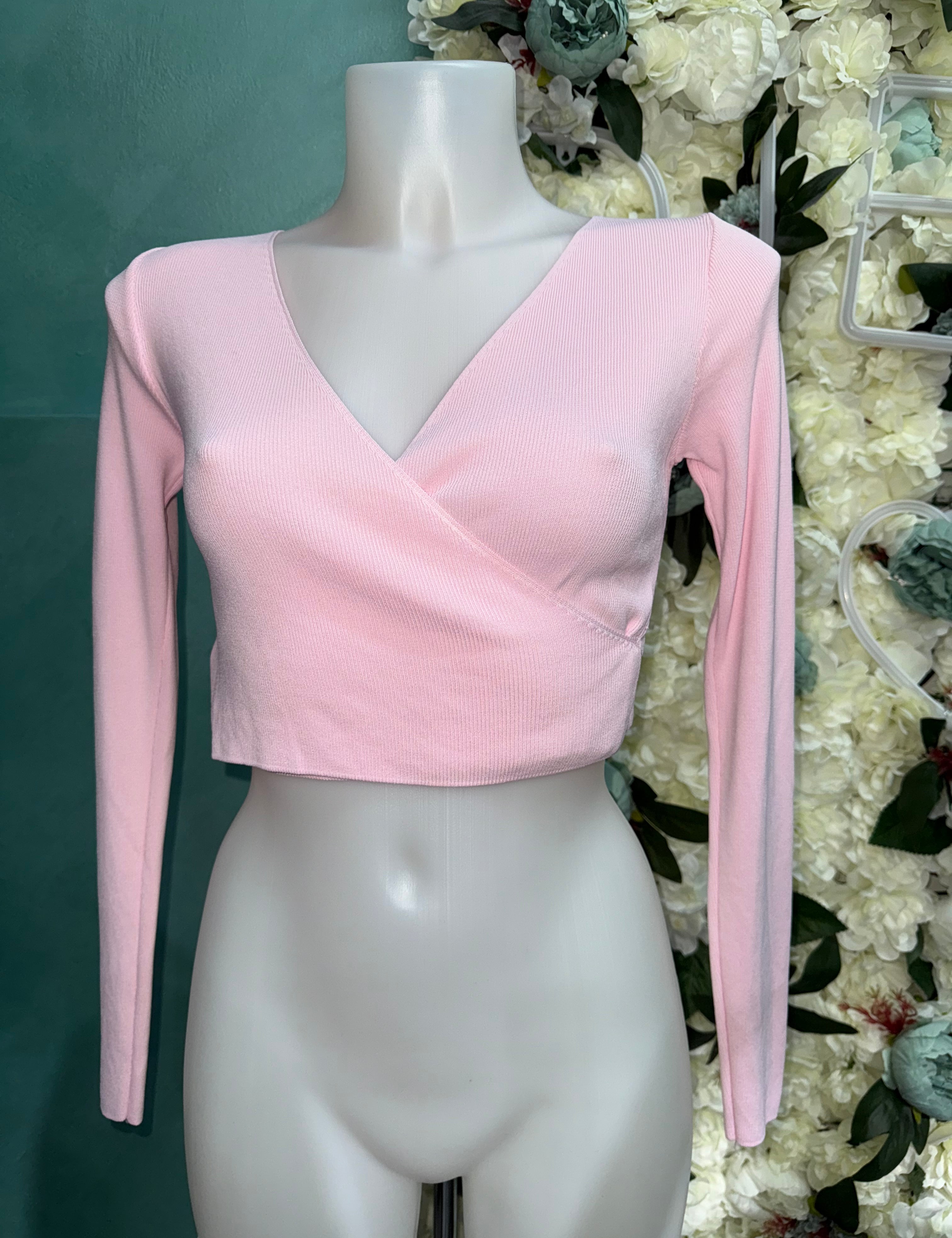 Maglia crop incrocio