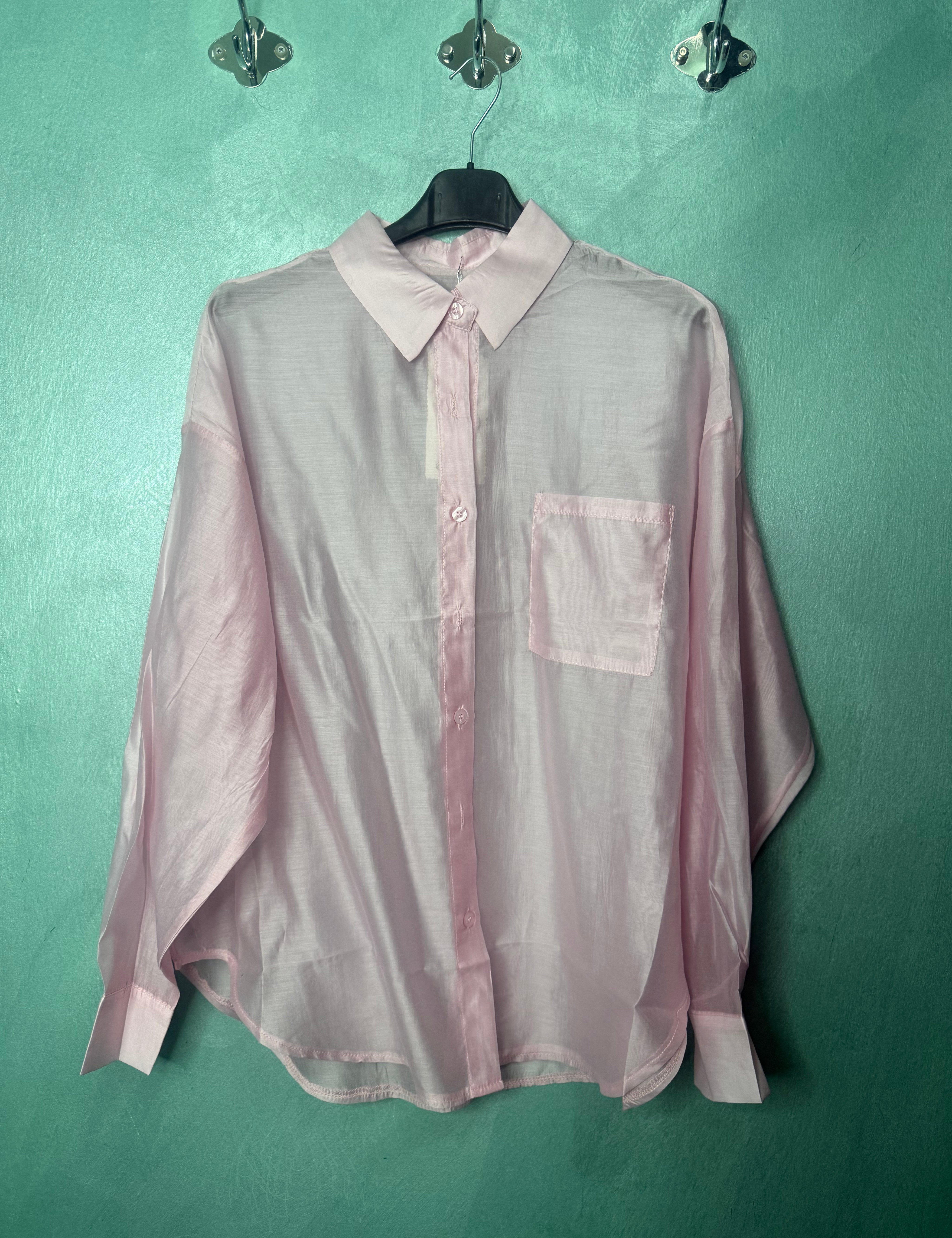 Camicia transparent