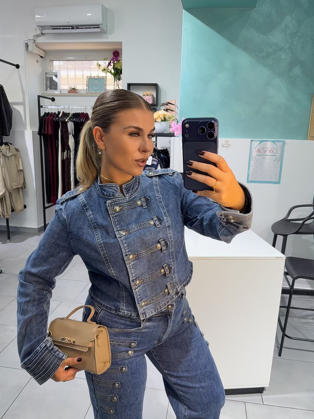 COMPLETO GIACCA IN DENIM ✨
