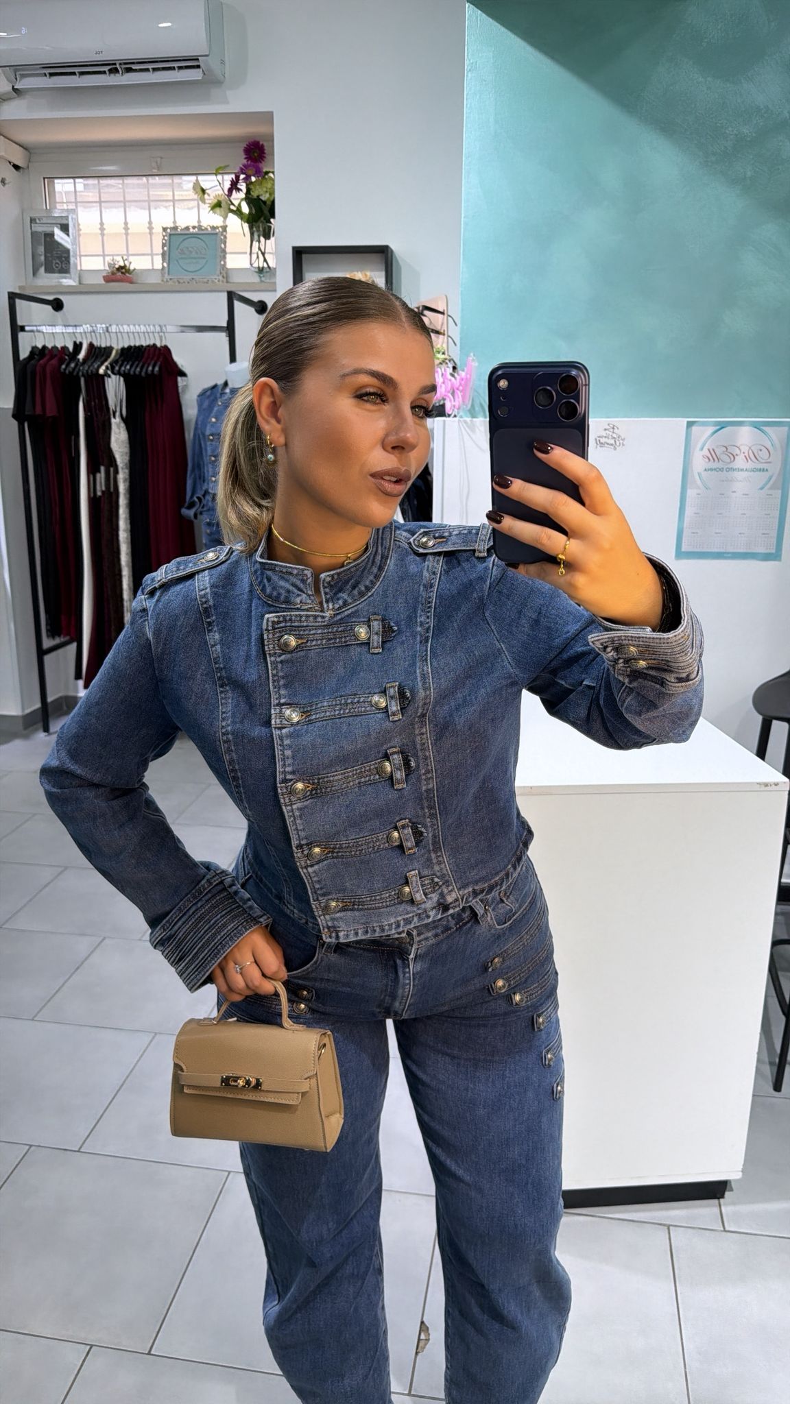 COMPLETO GIACCA IN DENIM ✨