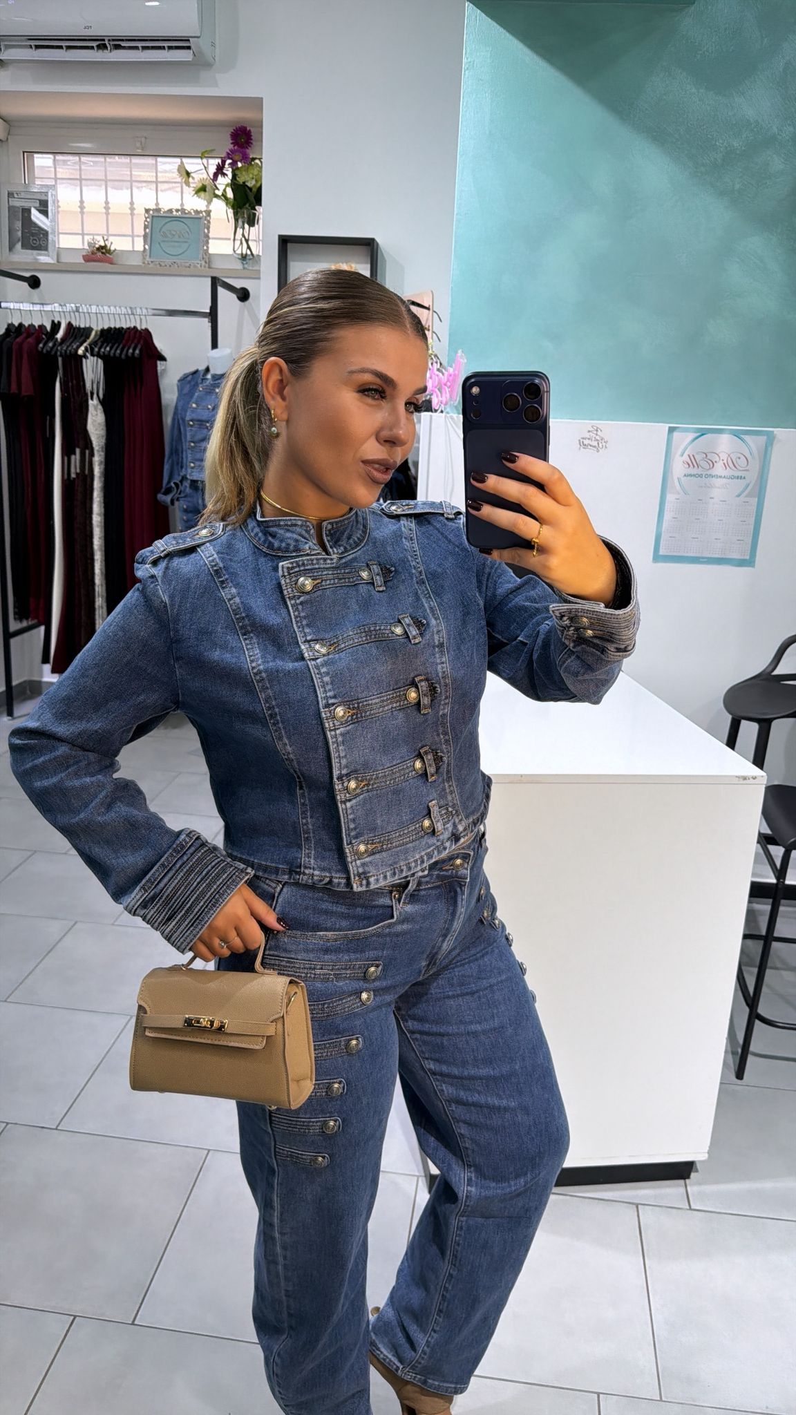 COMPLETO GIACCA IN DENIM ✨