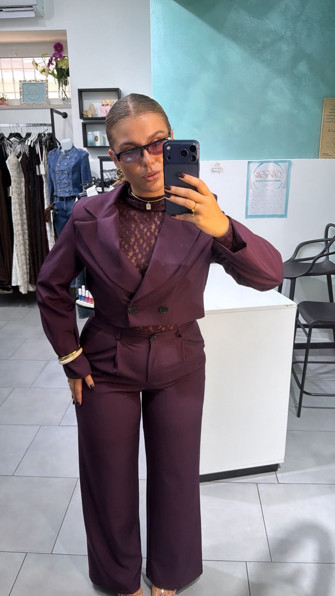 TAILLEUR CON GIACCA A CROP ✨
