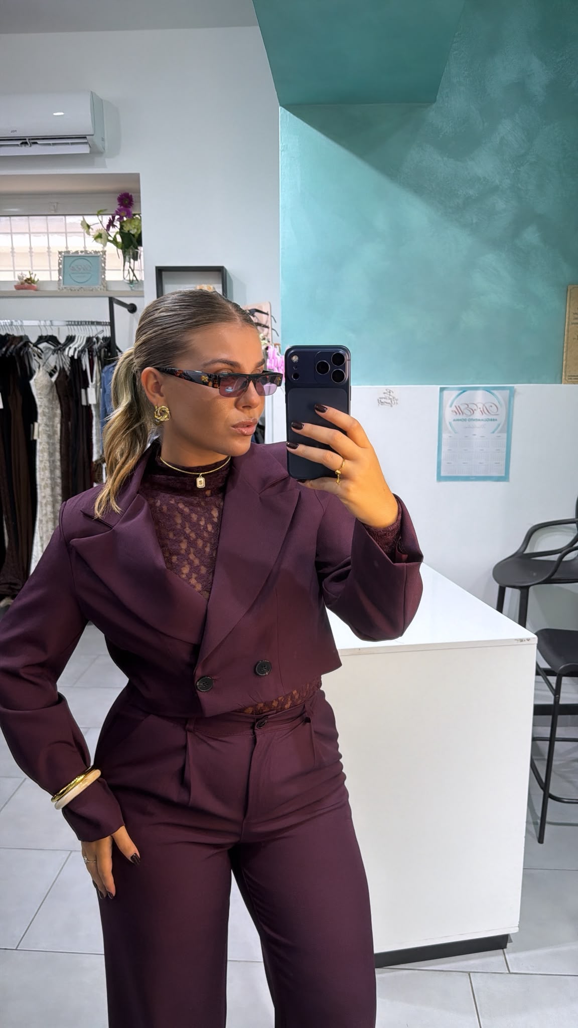 TAILLEUR CON GIACCA A CROP ✨
