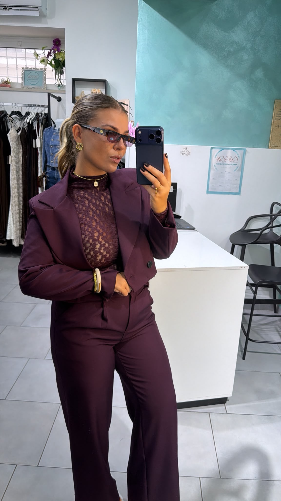 TAILLEUR CON GIACCA A CROP ✨