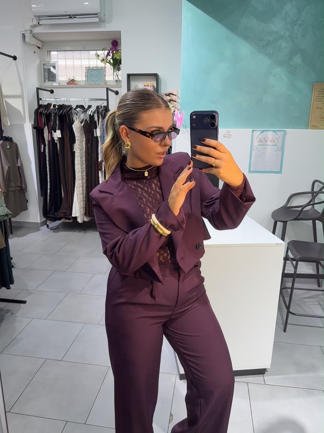 TAILLEUR CON GIACCA A CROP ✨
